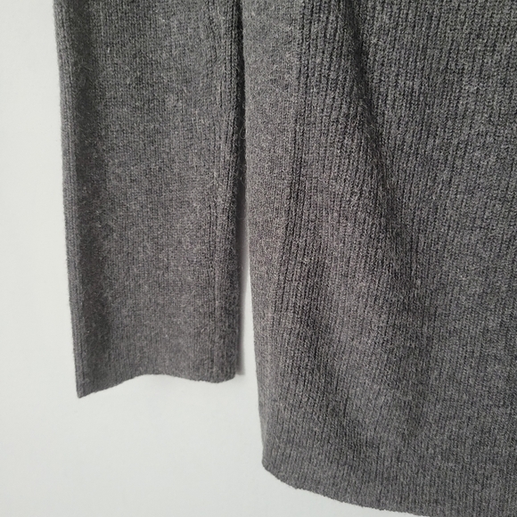 Athleta Gray Cashmere Blend Back Cutout Sweater - Picture 3 of 9